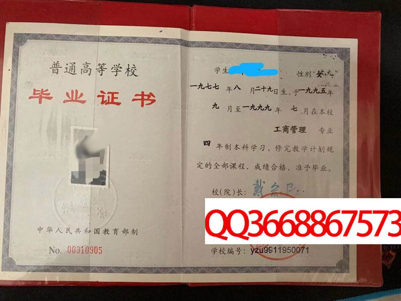 重庆大学2023年毕业证样本